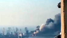 უკრაინელებმა რუსეთის დიდი სადესანტო გემი „ორსკი“ გაანადგურეს!!!
